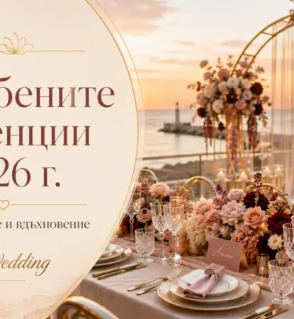 Сватбените тенденции за 2026 г. - Vip Wedding - Сватбен агенция Бургас и областта, професионален подход с грижа и усет към детайла