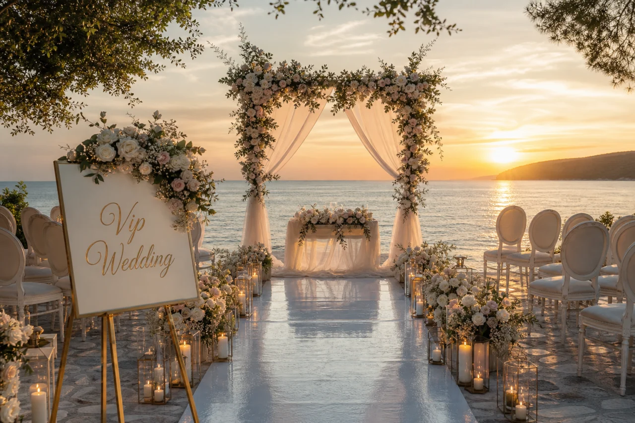 Изнесен сватбен ритуал - за повече информация: Vip Wedding - сватбена агенция Бургас